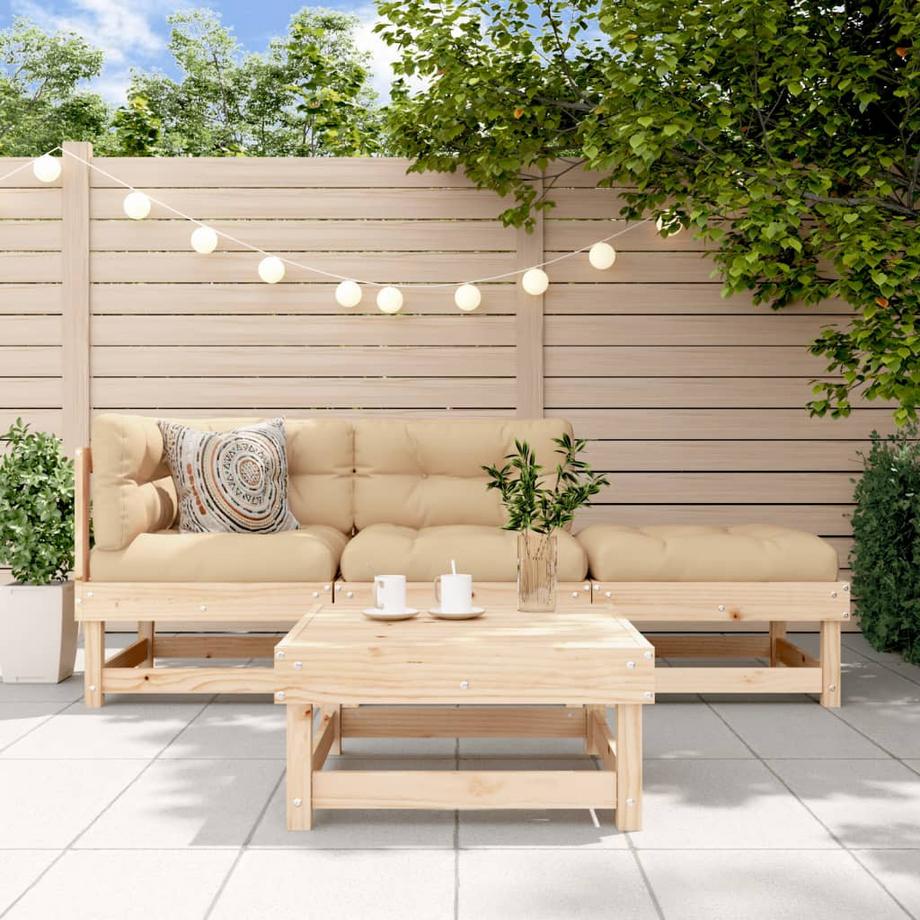 VidaXL Garten lounge set holz  