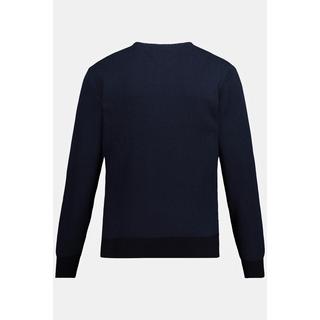 JP1880  Pull-over en maille fine CashmereTouch, encolure en V, jusqu'au 8 XL 