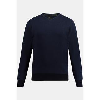 JP1880  Pull-over en maille fine CashmereTouch, encolure en V, jusqu'au 8 XL 