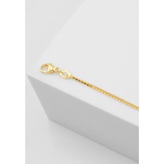 MUAU Schmuck  ID-Bracelet Venezianer Gelbgold 750, 1.1mm, 14cm 