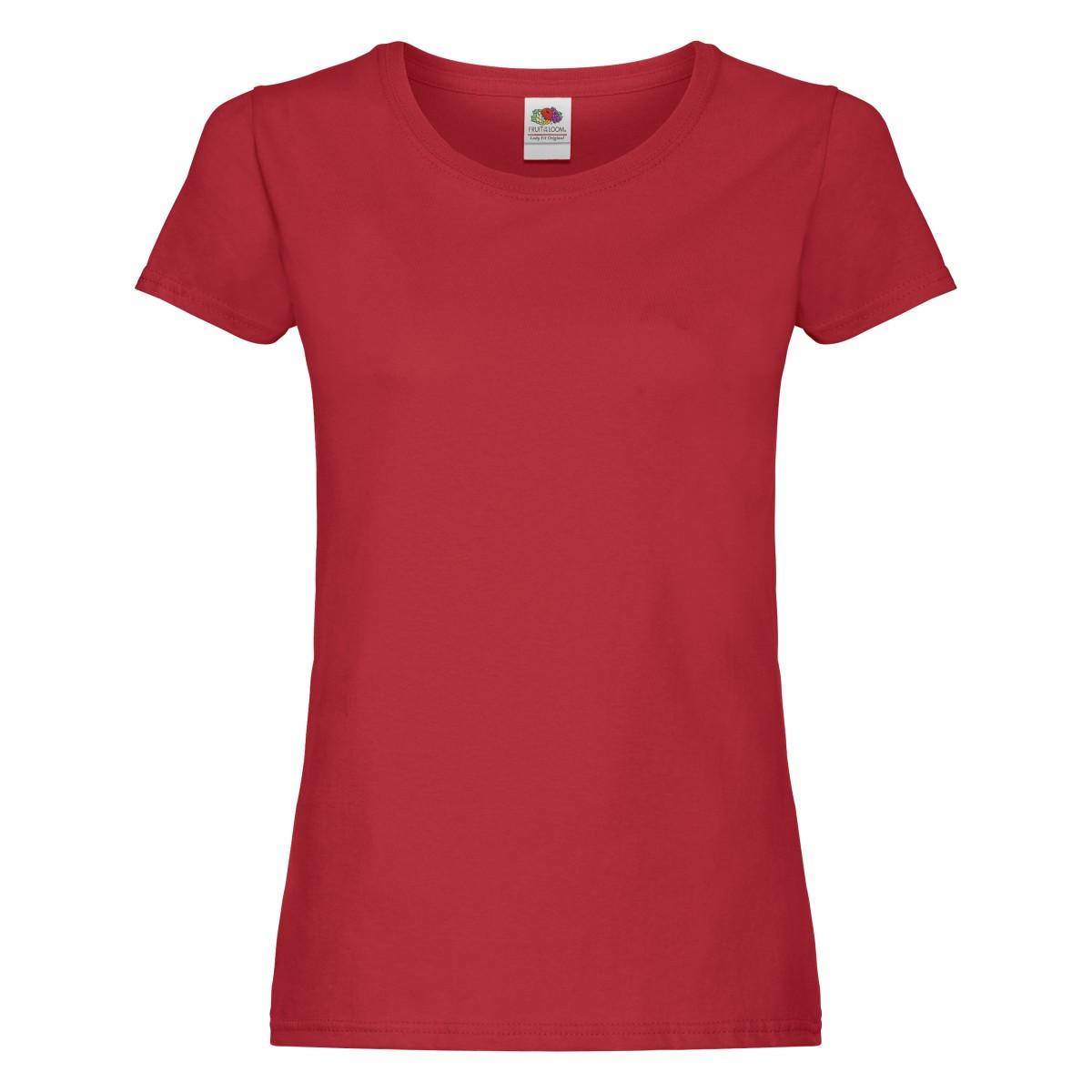 Image of Original Tshirt Damen Rot Bunt L