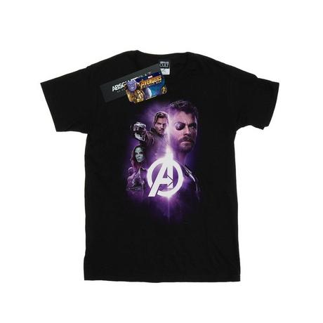 MARVEL  Avengers Infinity War Guardians Team Up TShirt 