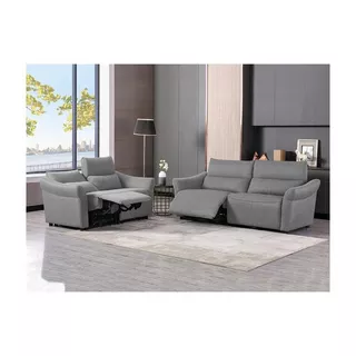 Vente-unique Relaxgarnitur elektrisch 3+2 Stoff RAGNAR  