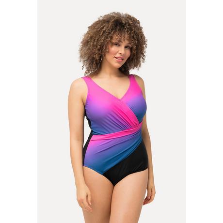 Ulla Popken  Maillot de bain à bonnets souples, dégradé de couleurs, matière recyclée 