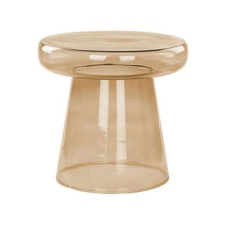 Beliani Table d'appoint en Verre Moderne CALDERA  