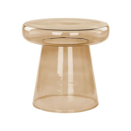 Beliani Table d'appoint en Verre Moderne CALDERA  