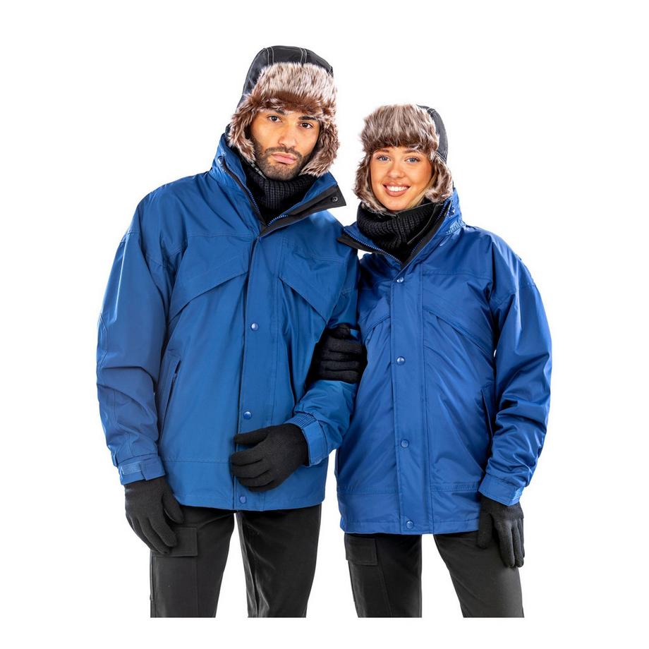 3in1 Stormdri Jacke Mit Reißverschluss Und Druckknöpfen, Wasserabweisend, Winddicht