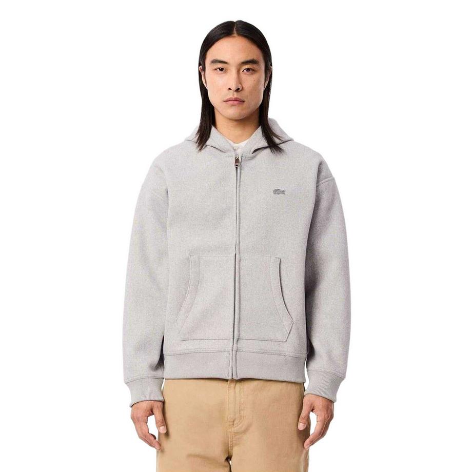 LACOSTE Felpa Con Cappuccio E Zip Intera Con Cappuccio  