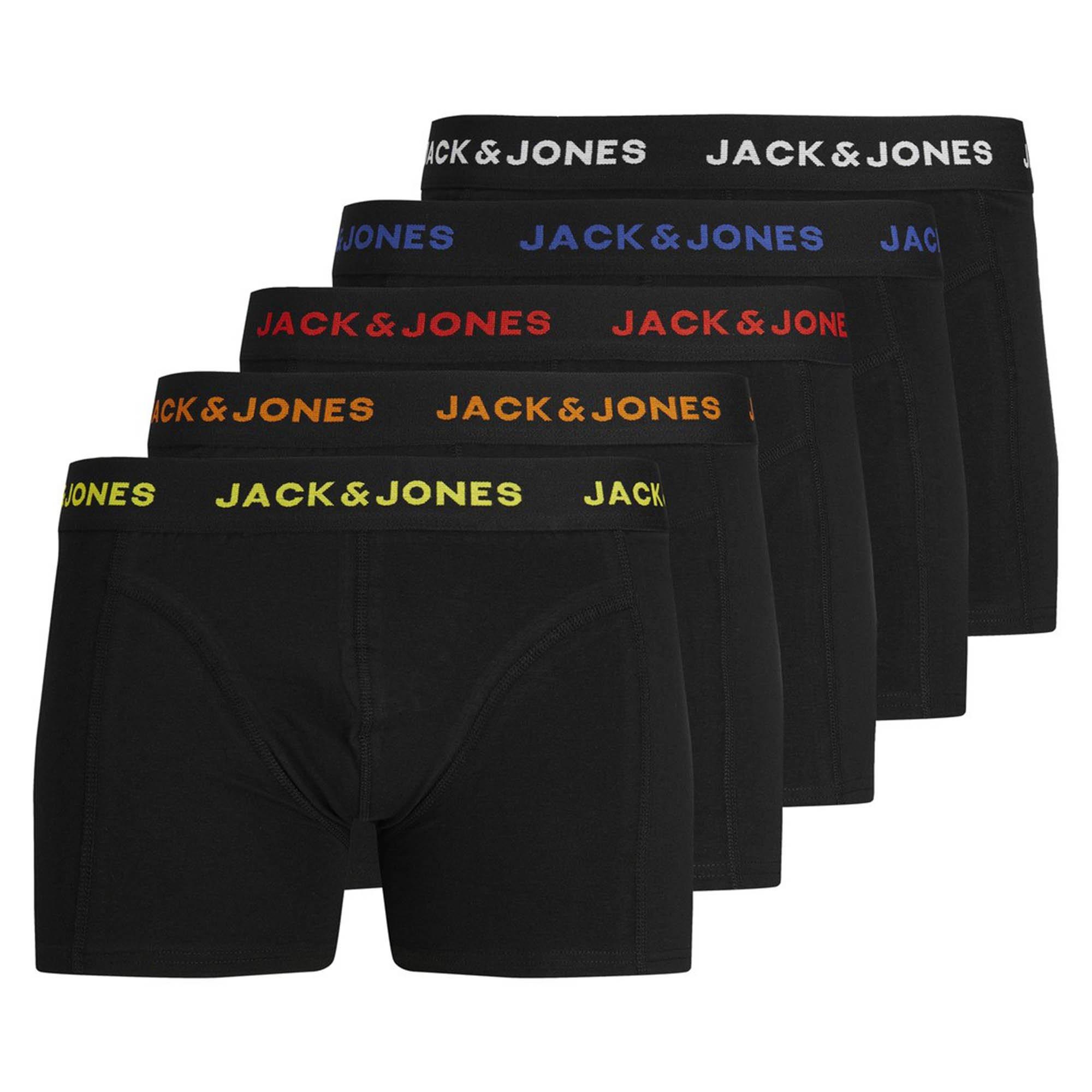 Image of Boxershort Stretch-jacblack Friday Trunks 5p Herren Schwarz S