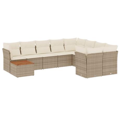 VidaXL Garten sofagarnitur poly-rattan  