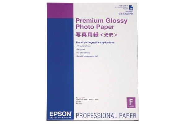 EPSON EPSON Premium Glossy Paper 255g A2 S042091 Stylus Pro 4000 25 Blatt  