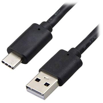 USB zu USB-C Kabel - 1 m - Schwartz