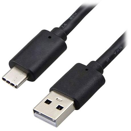 eStore  USB zu USB-C Kabel - 1 m - Schwartz 