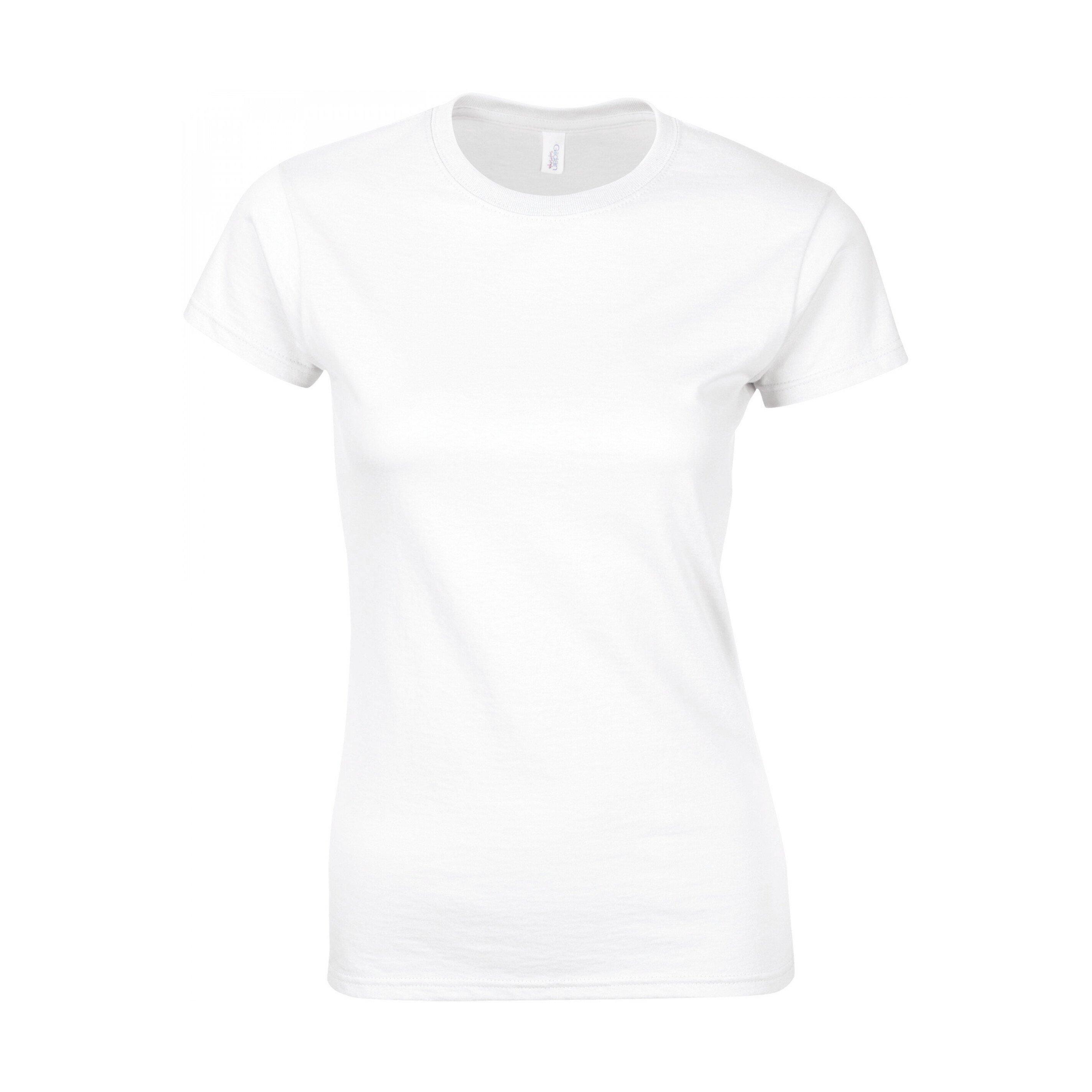 Image of T-shirt Mit Rundhalsausschnitt, Softstyle Damen S