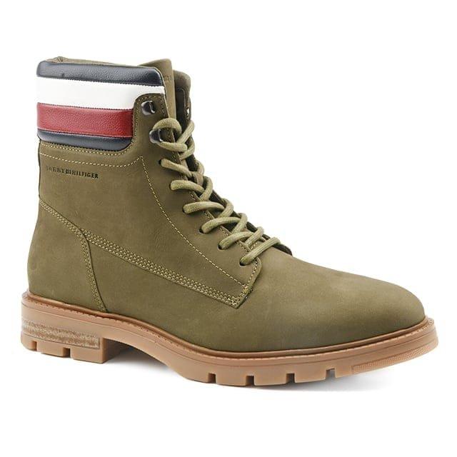 Image of Corporate Hilfiger Nubuck Boot-44 Unisex Khaki 44