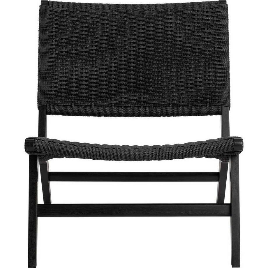 mutoni Loungestuhl Sando mattschwarz  