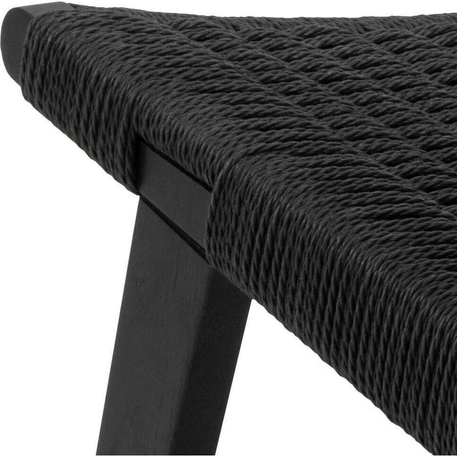 mutoni Loungestuhl Sando mattschwarz  