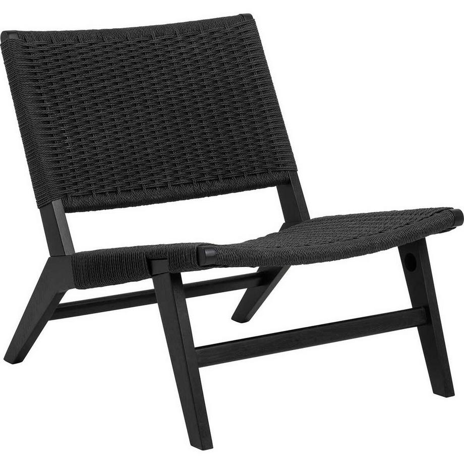 Loungestuhl Sando mattschwarz