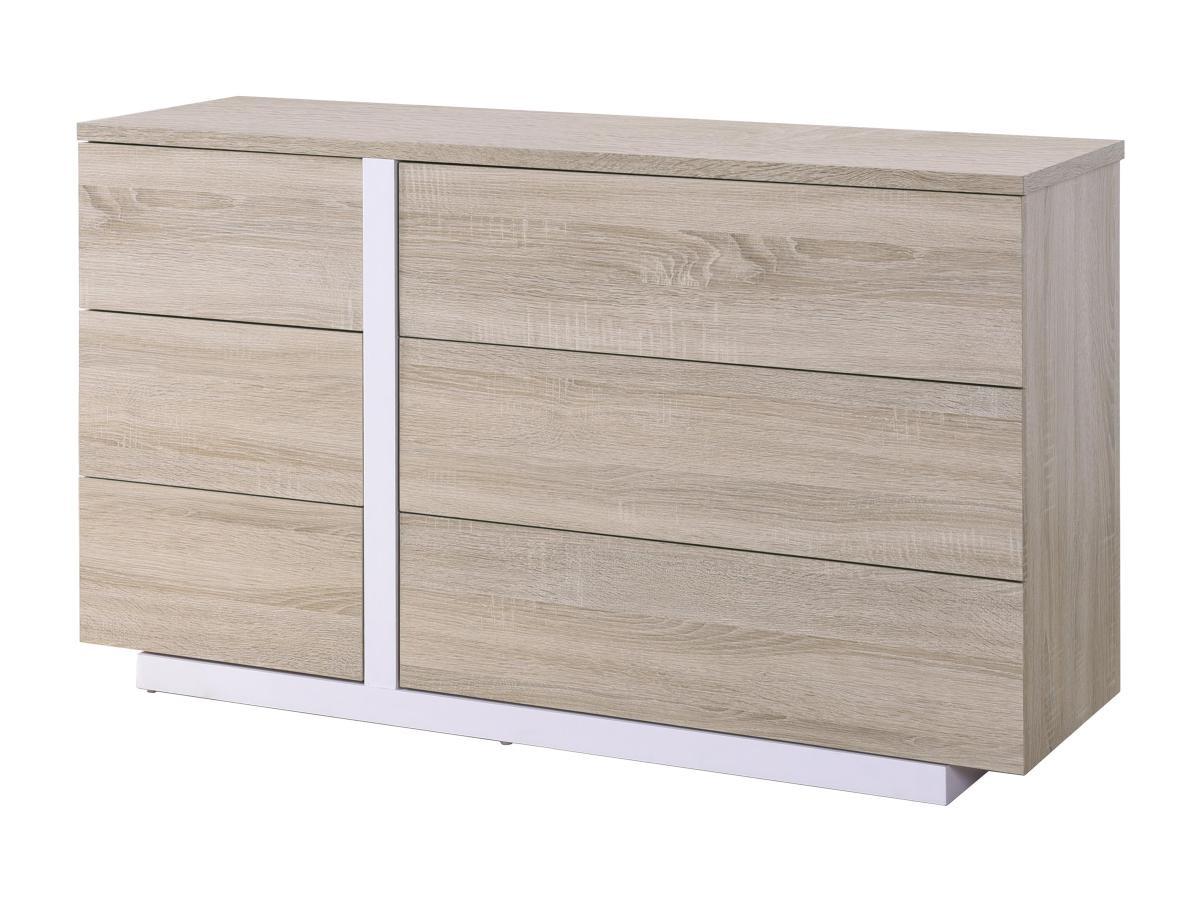 Image of Kommode mit 6 Schubladen Eichefarben NAPOLI Kommode mit 6 Schubladen Eichefarben NAPOLI