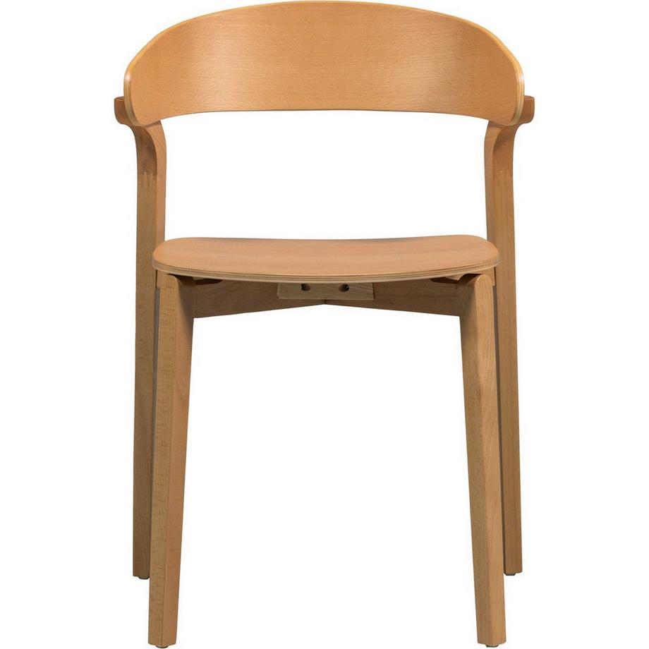 mutoni Chaise de salle à manger Cras nature  