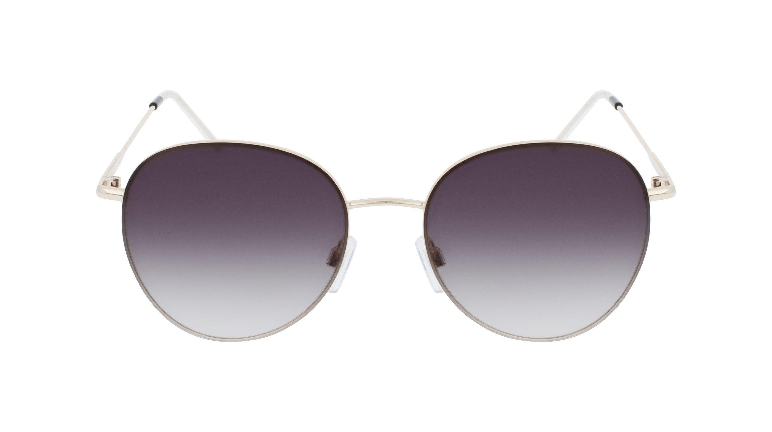 Image of Sonnenbrille Mit Etui Damen Goldrosa ONE SIZE