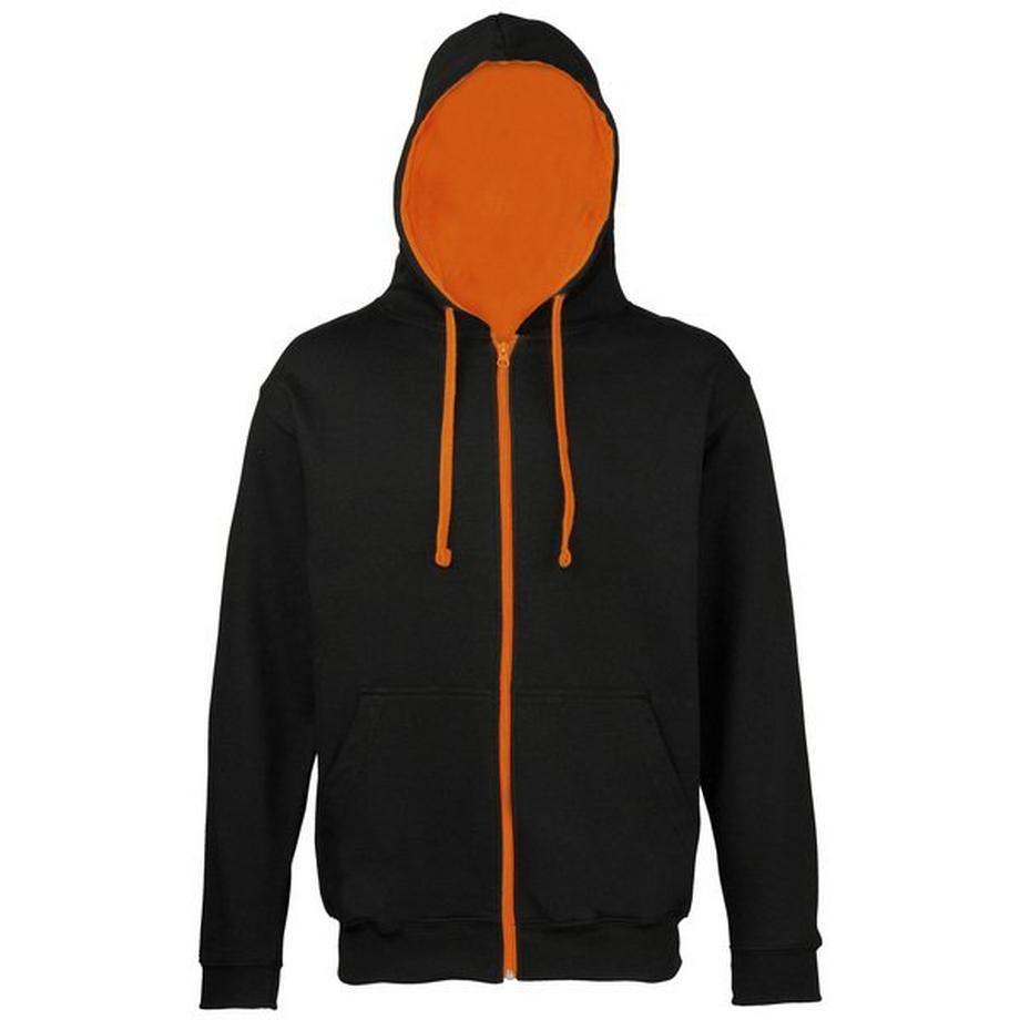 Sweatshirt à capuche et fermeture zippée