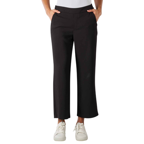 MAC Chiara Cropped Wide Leg Floating Crepe Pantaloni  