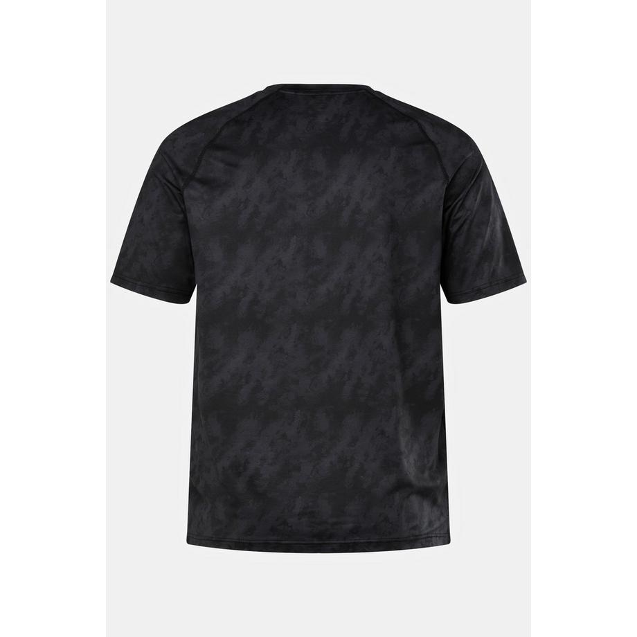 JP1880 FLEXNAMIC Fitness Rundhals Halbarm Print T-Shirt  