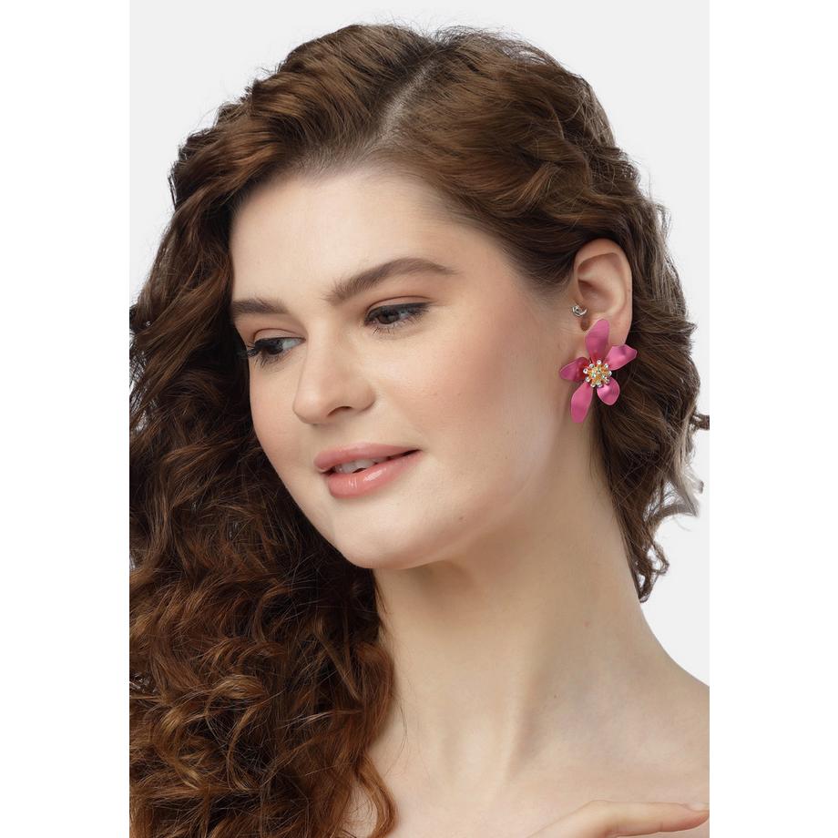 AVANT-GARDE PARIS  Boucles d'oreilles stud florales 