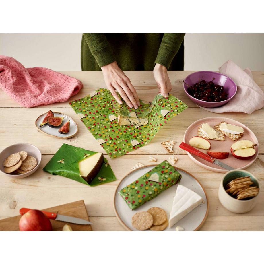 The Beeswax Wrap Co.  Bienenwachstuch XL Wrap Bees 