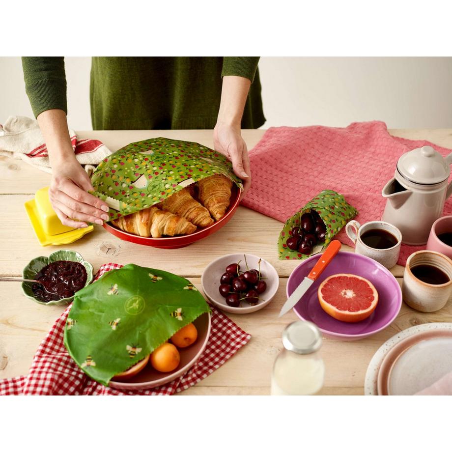 The Beeswax Wrap Co.  Bienenwachstuch XL Wrap Bees 