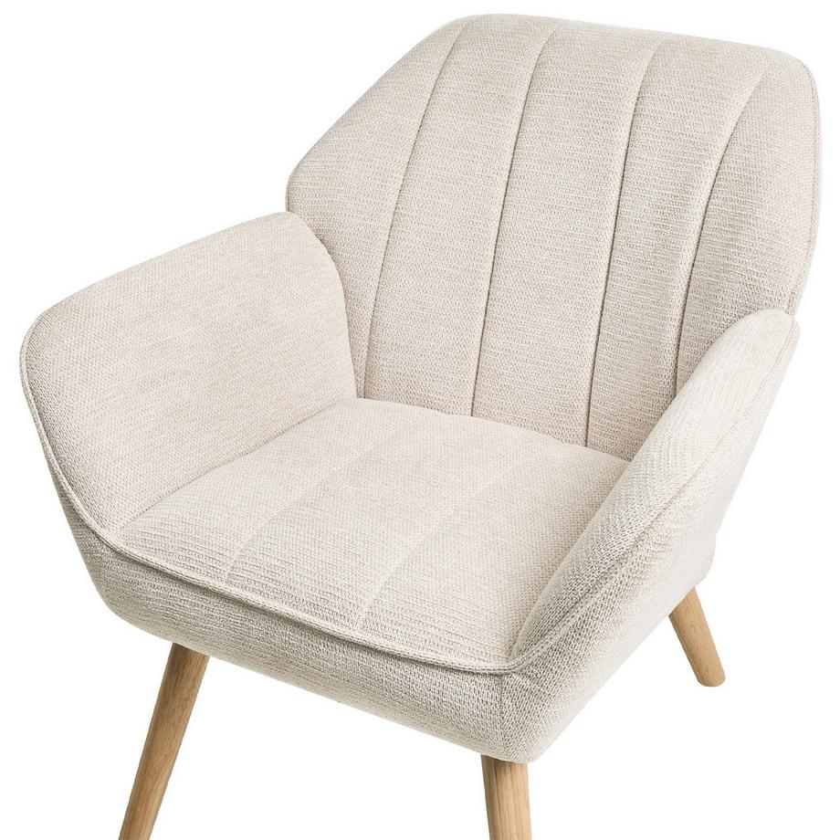 Beliani Sessel aus Stoff Minimalistisch TORUD  