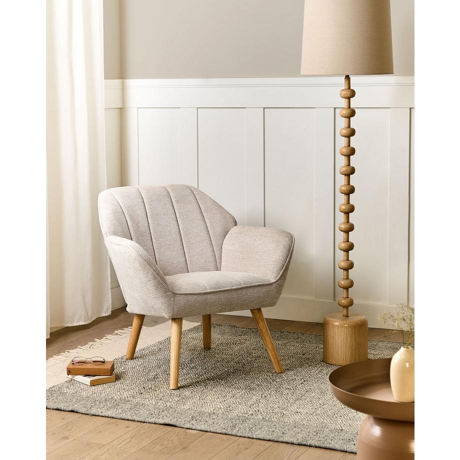 Beliani Sessel aus Stoff Minimalistisch TORUD  