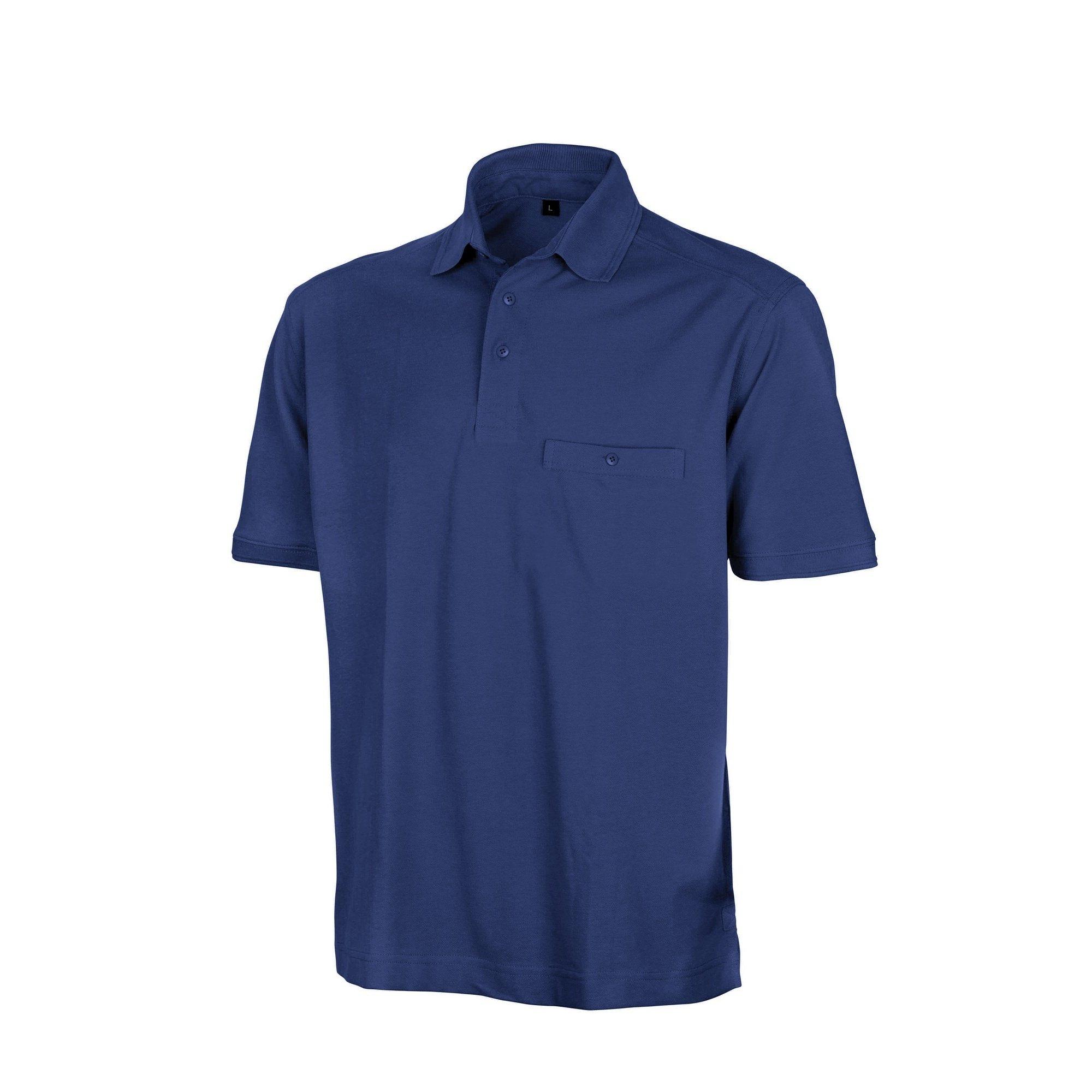Image of Workguard Apex Kurzarm Polo Shirt Herren Königsblau 5XL