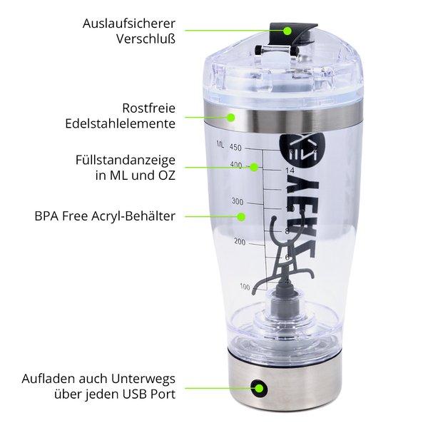 YEAZ CYCLONE Frullatore elettrico USB 450ml  