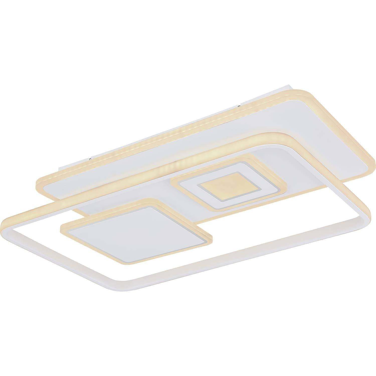 Image of Deckenleuchte Roderick Metall weiss LED 44x65x6 Deckenleuchte Roderick Metall weiss LED 44x65x6