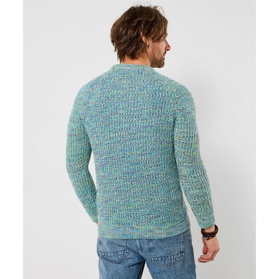 Joe Browns Pull col rond style marin  