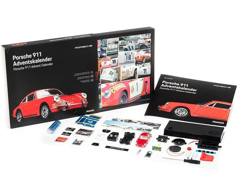 FRANZIS Modellfahrzeug Adventskalender Porsche 911  