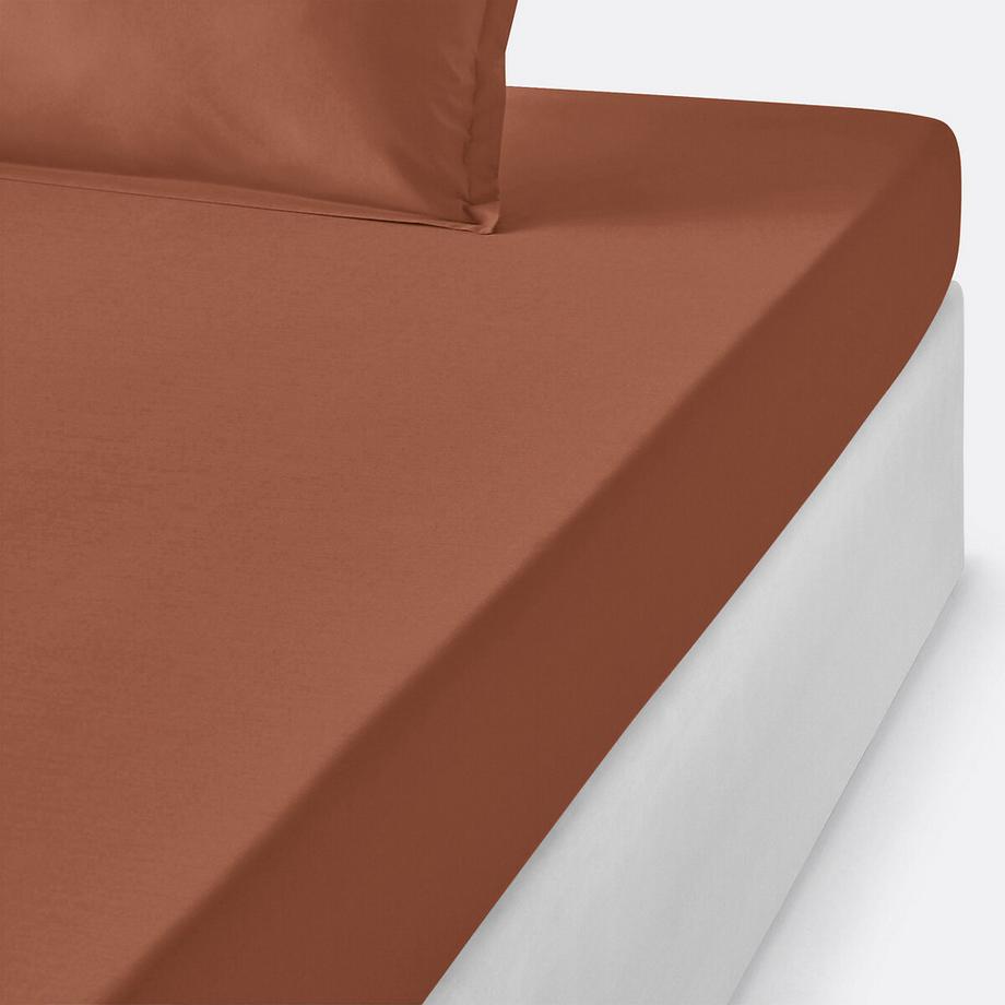Drap housse enfant en percale de coton