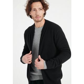 Studio Cashmere8  LUKE 10 Strickjacke mit Bomberkragen - 100% Kaschmir 