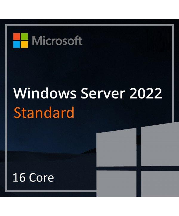 Microsoft  Windows Server 2022 Standard (16 Core) - Clé licence à télécharger - Livraison rapide 7/7j 