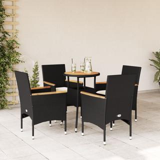 VidaXL set da pranzo da giardino Polirattan  