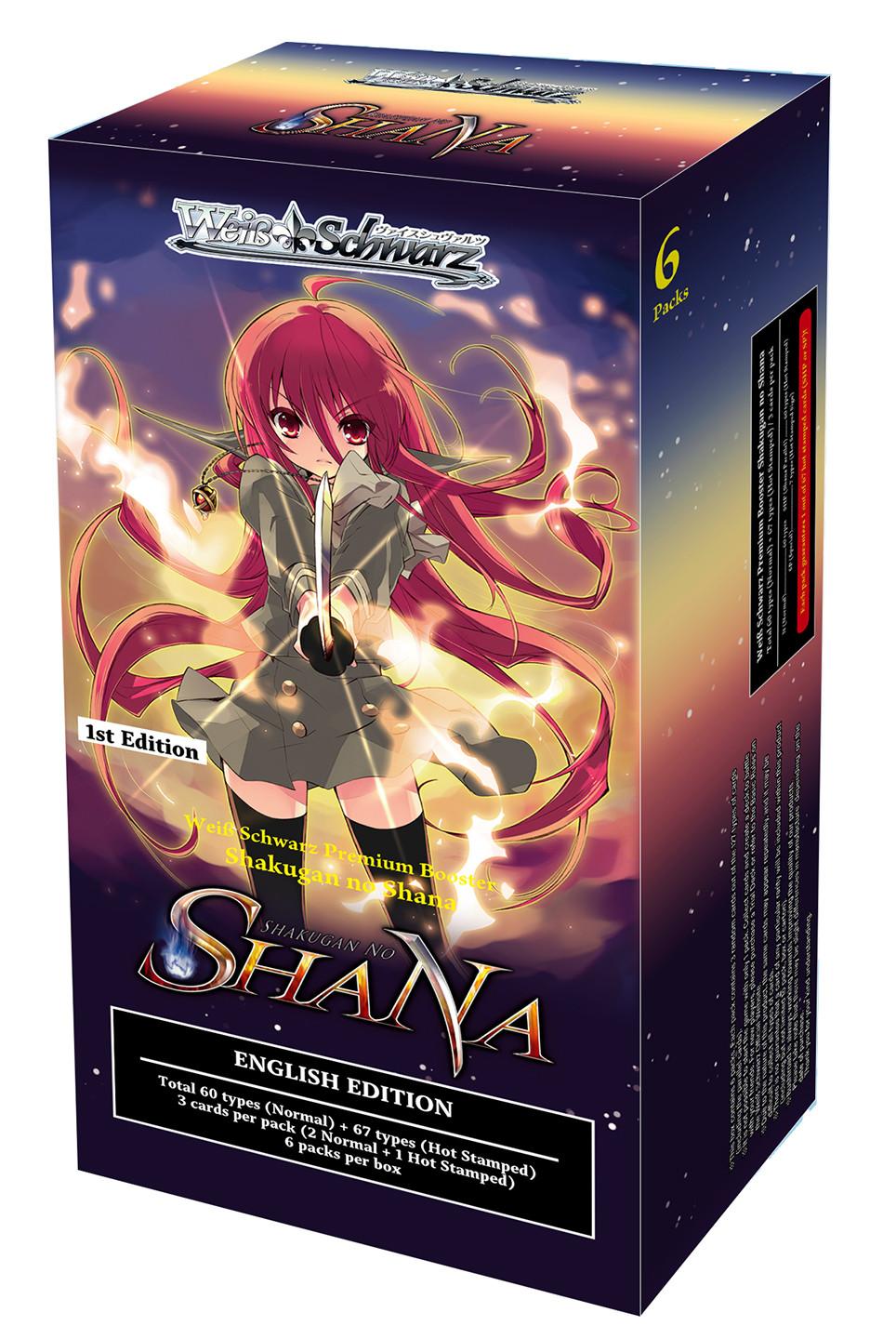 Bushiroad  Shakugan No Shana Premium Booster Display - Weiss Schwarz TCG - EN 