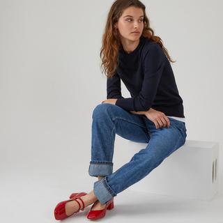 La Redoute Collections  Riemchen-Ballerinas mit kleinem Absatz 