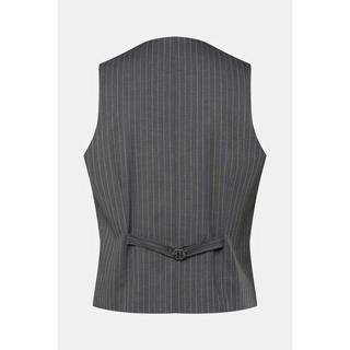 JP1880  Gilet FLEXNAMIC®, à fines rayures et revers, 2 poches, jusqu'à la taille 72 