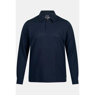 JP1880  Maglia polo con OEKO-TEX, jacquard, maniche lunghe e colletto polo 