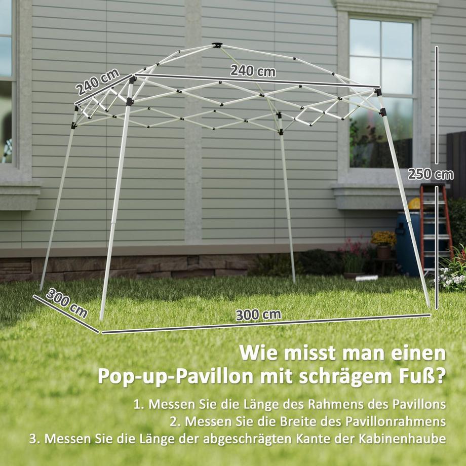 Northio Tetto sostitutivo per gazebo 3x3 m, idrorepellente, stabile, resistente all'inverno, tetto per gazebo pieghevole, tenda per feste resistente alle tempeste, copertura sostitutiva, copertura con tetto singolo, tettoia per padiglione da giardino, caffè  