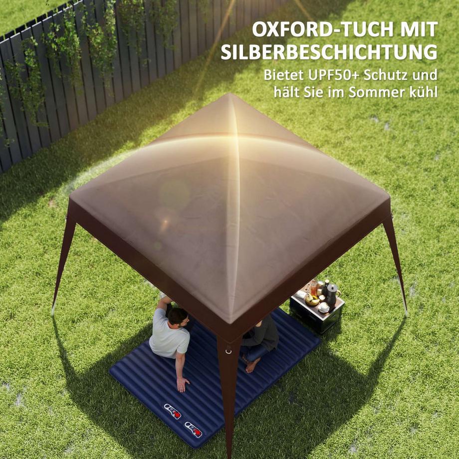 Northio Tetto sostitutivo per gazebo 3x3 m, idrorepellente, stabile, resistente all'inverno, tetto per gazebo pieghevole, tenda per feste resistente alle tempeste, copertura sostitutiva, copertura con tetto singolo, tettoia per padiglione da giardino, caffè  