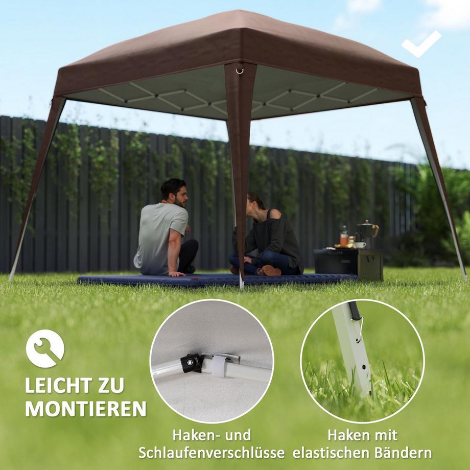 Northio Tetto sostitutivo per gazebo 3x3 m, idrorepellente, stabile, resistente all'inverno, tetto per gazebo pieghevole, tenda per feste resistente alle tempeste, copertura sostitutiva, copertura con tetto singolo, tettoia per padiglione da giardino, caffè  