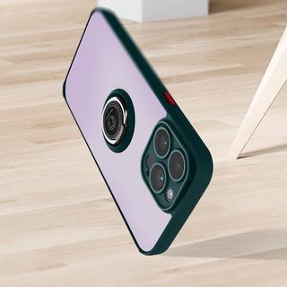 Avizar  Coque iPhone 14 Pro Vert avec Anneau 